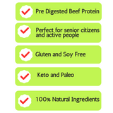 HYDROLYSED BEEF MEAT BROTH 6 PACK