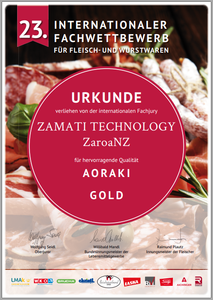 9 Gold and 3 Silver at the 23 Internationaler Fachwettbewerb für Fleisch- und Wurstwaren