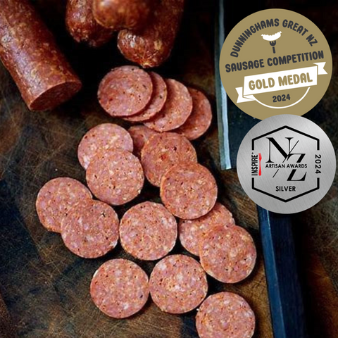 ANGUS BEEF SUDJUK SALAMI SLICED 250G
