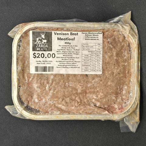 VENISON BRATWURST MEATLOAF