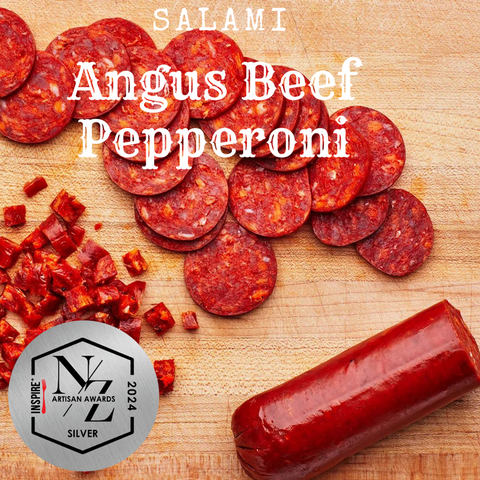 ANGUS BEEF PEPPERONI HOT SALAMI 150G